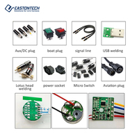 Máquina de soldadura de cables eléctricos, conector USB semiautomático de EW-6020, fabricación de cables USB, estaño PCB/LED/Robot