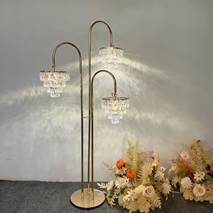 LANJO Road Lead Floor <b>Led</b> Lights Acrylic Crystal <b>Tree</b> Chandelier Luxury Wedding Decoration Walkway lights - Product Image 3