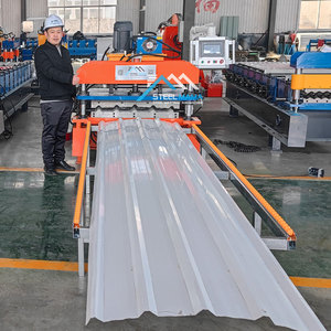 Factory Direct Sales Full Automatic 760 IBR Trapezoidal Roof Sheet Roll Forming <b>Machine</b> - Product Image 5