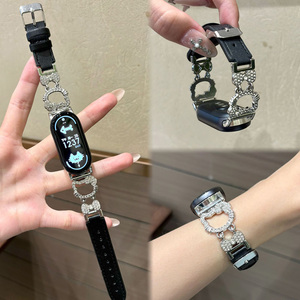Correa de Silicona Kitty Cat Hello Compatible con <span class=keywords><strong>Mi</strong></span> <span class=keywords><strong>Band</strong></span> 10/9/8/Pro Hongmi Iwatch, Diseño de Doble Color con Botón a Presión - Product Image 2