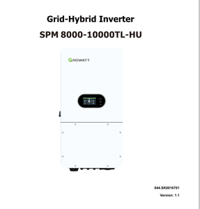 อินเวอร์เตอร์พลังงานแสงอาทิตย์แบบไฮบริด Growatt <span class=keywords><strong>SPH</strong></span>/SPM8000-10000TL-HU จากโรงงานโดยตรง 10kW ประสิทธิภาพ 96.5% รองรับแรงดันไฟฟ้าเข้า 600V 3 MPPT ใช้กับแบตเตอรี่แรงดันต่ำ สำหรับใช้ในบ้าน - Product Image 5