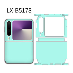 Étui de téléphone pliable Huawei Pura X, TPU PC, protection intégrale, film protecteur, design couleur unie, LX-B5178 - Product Image 1