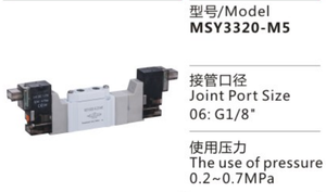 High Quality MSY300 Series Solenoid Valve MSY3120/3220/3320-M5 Low Price <b>Pneumatic</b> <b>Parts</b> Guaranteed - Product Image 6