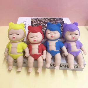 ของเล่นบีบคลายเครียดรูปเด็กทารกสีดำ ของเล่นบีบสโลว์รีบาวด์ ของเล่นบีบอัดคลายเครียด ของเล่นสควิชชี่ ของเล่นโปรโมชั่น - Product Image 3
