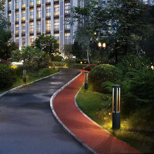 Solar Lawn <b>Lights</b> <b>Led</b> Aluminum Water Resistant Outdoor Garden Pathway Lighting For Courtyard Park Decoration - Product Image 1