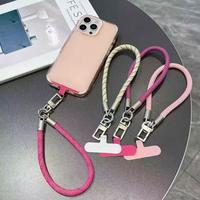 Dragonne de poignet pour téléphone portable, en polyester épaissi, avec crochet, anti-perte et anti-chute, pour l'extérieur