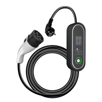 Chargeur portable Putainen de type 2, niveau 2, pour véhicule électrique, prise AC 3,5 kW 16 A 380 V, pour remplacement/réparation de chargeur de voiture à domicile