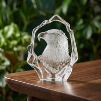 Trophée Sportif Personnalisé en Cristal K9 Gravé au Laser, Figurine en Verre Transparent, Récompense pour la Direction d'Entreprise, Vente Directe Usine