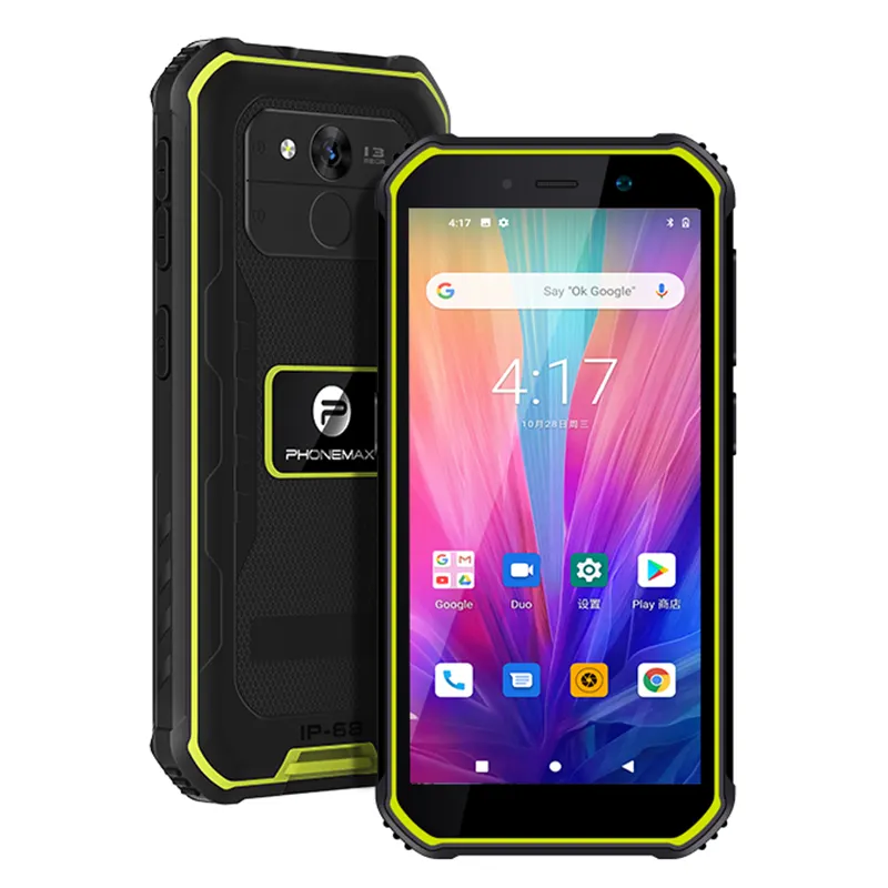 Phonemax Mudah Dibawa Berguna Ponsel Mini Handphone 5.5 Inch Layar Siaga Panjang Tahan Air Rugged Phone