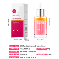 Sérum Visage Personnalisé PDRN TXA Niacinamide Rétinol 30ml Éclaircissant Éclat Peau Lisse Hydratation Profonde Logo Personnalisé OEM