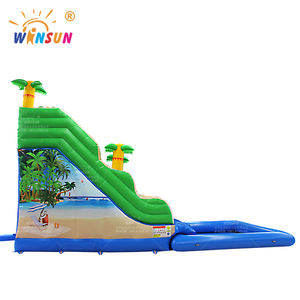 Tobogán Acuático Comercial Personalizado WINSUN para Niños y Adultos, Tobogán Inflable con <span class=keywords><strong>Piscina</strong></span> Hermética para <span class=keywords><strong>Playa</strong></span> - Product Image 3