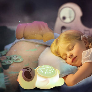 Lampe étoilée moderne à LED rechargeable, changeant de couleur RVB, projecteur d'étoiles pour bébé, enfants, chambre d'enfant, ABS, projecteur d'étoiles, veilleuse, bruit blanc, chansons - Product Image 3