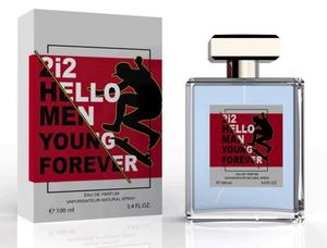 2i2 Hello Men Young Forever Eau De Parfum 100Ml Spray per Uomo Uso Quotidiano - Product Image 1