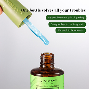 Dissolvant de vernis à ongles en <span class=keywords><strong>gel</strong></span> Vinimay, liquide bleu transparent, dissolvant magique pour vernis à ongles en <span class=keywords><strong>gel</strong></span> 15ml, dissolvant de vernis à ongles en <span class=keywords><strong>gel</strong></span> personnalisé pour salon - Product Image 2