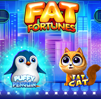 Fat Fortunes 2 Games dalam 1 Pcb Board Puffy penguin dan Fat cat Fitur Pratinjau Siap Dimainkan Setelah Bermain Game Het