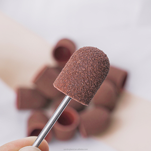 Gorros de Lijado de Metal Desechables para Pedicura al por Mayor, 5mm/7mm/10mm/13mm/16mm, Removedor de Callos, Abrasivo para Podología, Marrón, Marca Yaqin - Product Image 2