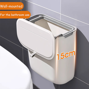 Xing You <span class=keywords><strong>Poubelle</strong></span> <span class=keywords><strong>murale</strong></span> en plastique pour la cuisine à domicile avec design simple et couvercle pour <span class=keywords><strong>poubelle</strong></span> <span class=keywords><strong>de</strong></span> <span class=keywords><strong>salle</strong></span> <span class=keywords><strong>de</strong></span> <span class=keywords><strong>bain</strong></span> - Product Image 3