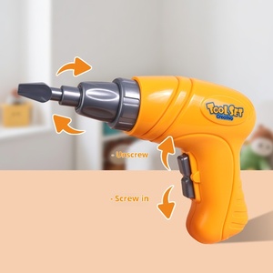 Cassetta degli Attrezzi in Legno Montessori per Bambini, Giocattolo STEM con Viti e Dadi per Gioco di Ruolo, Set da Costruzione con Trapano Elettrico - Product Image 5