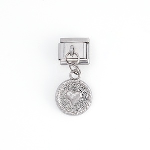 Diseños de Moda 2024, Dijes Italianos de Acero Inoxidable, Plateados en Oro de 18k, Colgantes Italianos para Pulseras de Dijes, Joyería - Product Image 5
