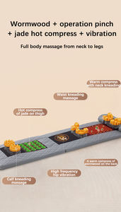 Nuevo lujoso colchón de jade tailandés cuerpo vibrador deseo completo máquina de masaje Shiatsu <span class=keywords><strong>Topper</strong></span> asiento cojín cama - Product Image 2