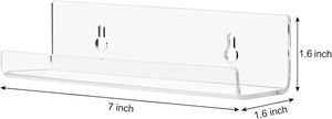 Durable Acrylic Clear Album <strong>Record</strong> Holder Wall Mount <strong>Vinyl</strong> <strong>Record</strong> Shelf <strong>Display</strong> Organizer Polished Surface Office Retail <strong>Display</strong> - Product Image 4