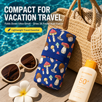 Serviette de plage en microfibre personnalisée Eastsunshine, séchage rapide, sans sable, légère, pour complexes hôteliers et spas