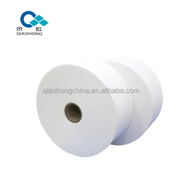 Qiaohong Factory Supply 40gsm Melt Blown Nonwoven Fabric Electrostatic Electret Meltblown Cloth Melt Blown Fabric Meltblown