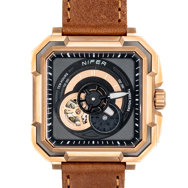 High-end Design Mechanical Watch with Hollow Dial Stylish and Unique Appearance Exquisite and High-quality Mechanical Watch