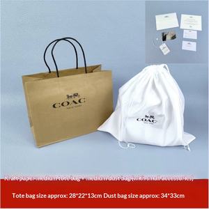 Boîte d'emballage pour <span class=keywords><strong>coach</strong></span> de dropshipping, boîte pliante de grande <span class=keywords><strong>marque</strong></span>, <span class=keywords><strong>sac</strong></span> cadeau, <span class=keywords><strong>sac</strong></span> anti-poussière, modèle en carton haut de gamme et élégant - Product Image 4