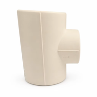 Tee Reducer PPR, Tee Pipa Reducer Hot Fusion untuk Air Panas & Dingin Rumah Tangga