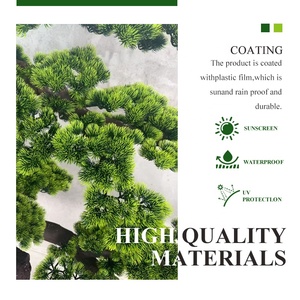 Cây <span class=keywords><strong>Bonsai</strong></span> nhân tạo lớn, dùng trong nhà và ngoài trời, tùy chỉnh theo yêu cầu nhà máy, cây thông xanh nhân tạo dùng làm vật trang trí trung tâm sân vườn - Product Image 4