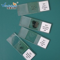 Microscope Prepared Slides 100pcs Mixed Science Survey Microscope Mineral Thin Section Slides Set