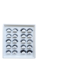 Cils synthétiques Mega Volume 3D effet vison, bande complète, réutilisables, sans cruauté, semi-faits à la main, boîtes à cils personnalisées, vente en gros