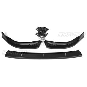3pcs <b>Car</b> Front Bumper Splitter Lip Spoiler Body Kit Bumper <b>Diffuser</b> Lip Guard <b>for</b> Honda <b>for</b> Civic 8th Generation 2006-2011 - Product Image 2