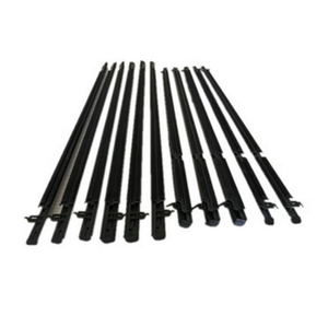 สายพานซีลหน้าต่าง Weatherstrip 4ชิ้น,สำหรับซีลประตูรถด้านนอกสีดำ - Product Image 2