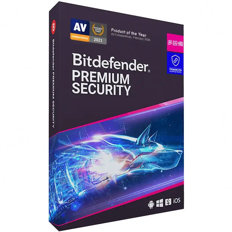 BitDefender Premium Security antivirus software for computer mobile phone notebook 1PC 1Year Subscription