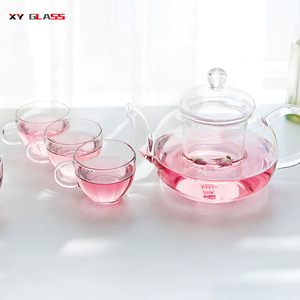 <span class=keywords><strong>Théière</strong></span> thermos à haut teneur en verre Borosilicate, Design classique avec couvercle, infuseur de thé pour fleurs - Product Image 4