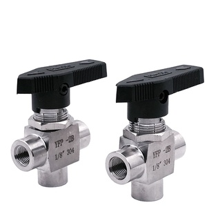 Van khí nén thép không gỉ cao áp 3 chiều YFP-2B 1/4, kích thước đa dạng - Product Image 1