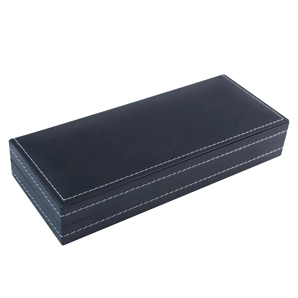 Leather Pen Box Gift Box Folding Pen Case With Velvet Inside For Graduation Gifts