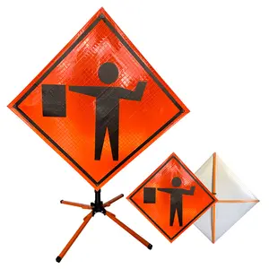 중국산 안전 주도 교통 표지판 공장 가격 경고 도로 보드 표지판