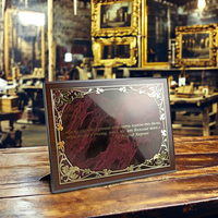 Vente en gros Plaque Plaque Sublimation Aluminium Honor Awards Bois Métal Personnalisé Nouveau Logo Peint Certificat Entreprise Art 10pcs