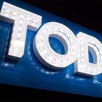 Lettres lumineuses LED personnalisées, imperméables et durables, enseignes lumineuses pour la publicité, la maison, les anniversaires, les mariages, les événements