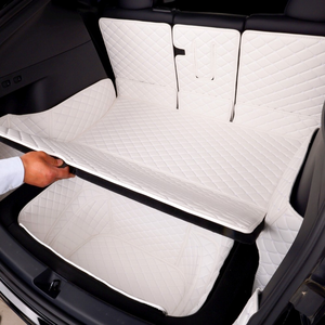 Tapis <span class=keywords><strong>de</strong></span> <span class=keywords><strong>coffre</strong></span> en cuir haute performance antidérapant 5D à grain <span class=keywords><strong>de</strong></span> diamant pour Korando Chery X5 A4 avec <span class=keywords><strong>protection</strong></span> toutes saisons - Product Image 4