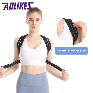 <span class=keywords><strong>Aolikes</strong></span> สนับสนุนกลับ<span class=keywords><strong>เข็มขัด</strong></span><span class=keywords><strong>ไหล่</strong></span>สําหรับผู้ชายและผู้หญิงกลับท่าC Orrectorสําหรับกีฬาและทํางาน - Product Image 3