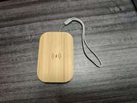 Nouvel adaptateur multi-USB à charge rapide personnalisable dans une boîte de rangement en bambou avec chargeur sans fil pour cadeau gadget USB promotionnel