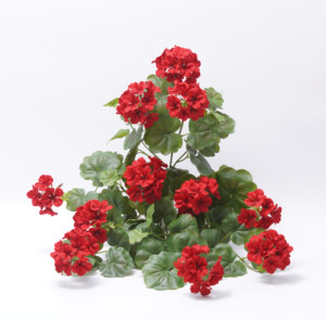 Ramillete de Flores <span class=keywords><strong>Artificiales</strong></span> Moderno y Sencillo, Impermeable, Geranio HG/BU, para Bodas, Año Nuevo Chino, Navidad, Día de San Valentín - Product Image 1