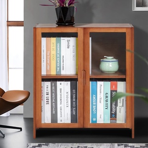 Entryway ตู้เก็บของไม้ไผ่ธรรมชาติ2ชั้น,ตู้เซิร์ฟเวอร์บุฟเฟต์สำหรับเครื่องปิ้งขนมปังหม้อกาแฟ - Product Image 3