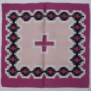 Tapis de selle en laine de Nouvelle-Zélande de haute qualité, personnalisable, modèle 011, couleurs et tailles variées, pour courses de chevaux, concours d'équitation - Product Image 1