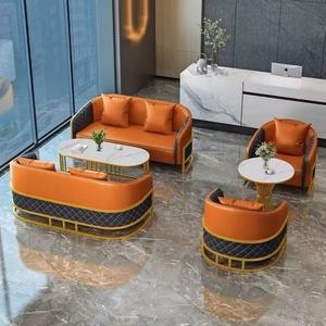 Nuevo Conjunto de Sofá de Lujo Ligero, 1 Mesa + 4 Sillas, para Hoteles, Oficinas de Ventas y Áreas de Recepción - Product Image 6