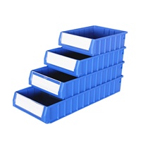 Boîte de rangement en plastique PP robuste et durable pour l'industrie, empilable, pour les pharmacies, les salles de soins infirmiers, le stockage médical et pharmaceutique